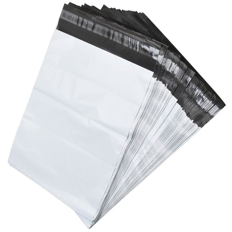RBHK 100pcs 14.5 x 19 White Poly Mailers Shipping Mailing Envelopes Bags - Image 3
